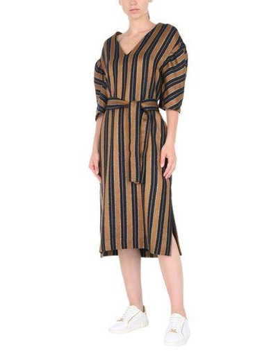Shop By. Bonnie Young Midi Dress In Camel