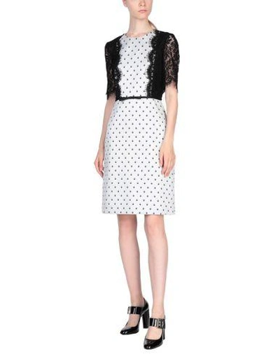Shop Giambattista Valli Knee-length Dress In White