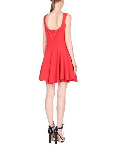 Shop Alexander Mcqueen Short Dress In Red