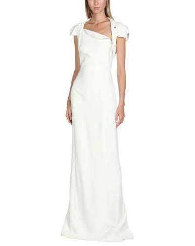 Shop Antonio Berardi Long Dress In White