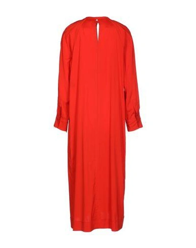 Shop Isabel Marant 3/4 Length Dresses In Red