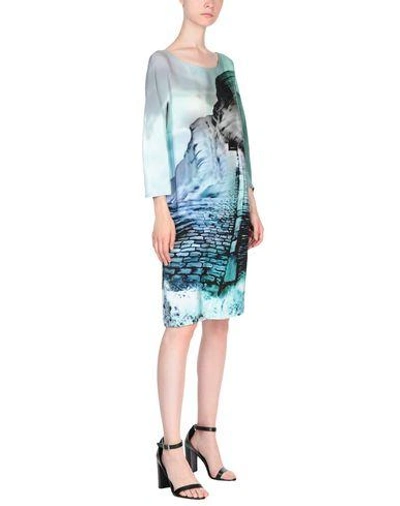 Shop Mary Katrantzou Short Dress In Green