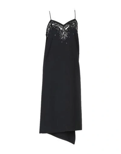 Shop Jil Sander 3/4 Length Dresses In Black
