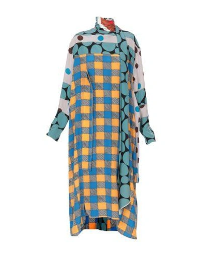 Shop Marni Formal Dress In Azure