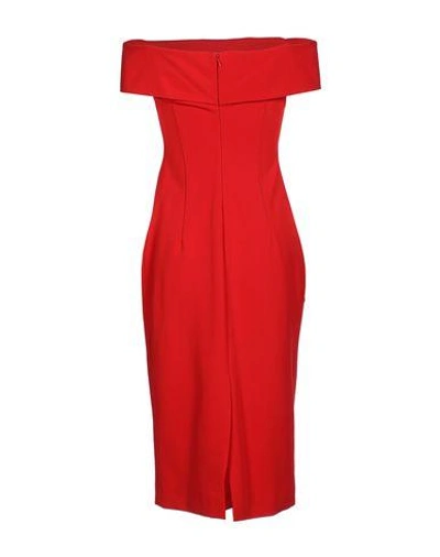 Shop Cushnie Et Ochs Knee-length Dress In Red