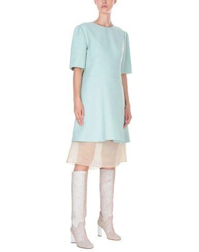 Shop Marni Short Dress In Light Green