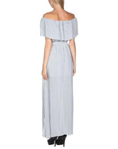 Shop Alice And Olivia Long Dress In Blue