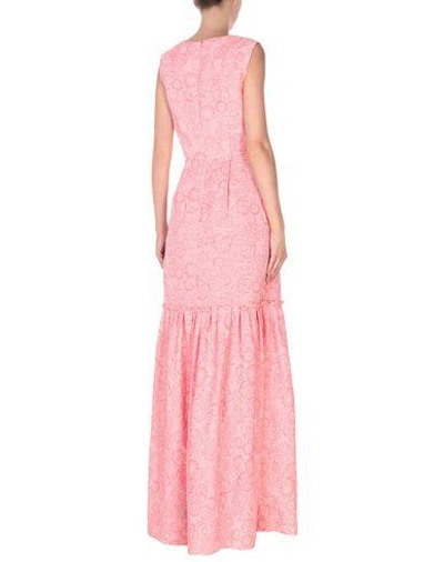 Shop Erdem Long Dresses In Pink