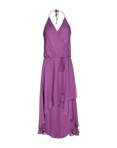 Shop Haute Hippie Midi Dress In Purple