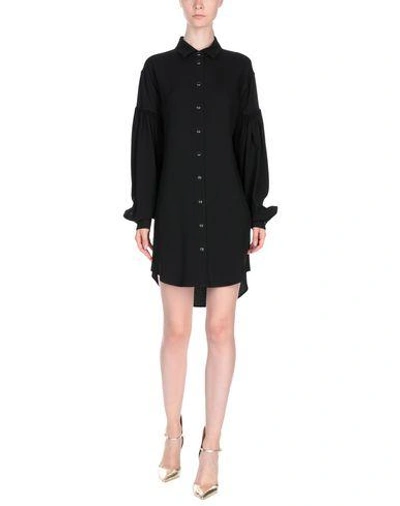 Shop Saint Laurent Shirt Dress In Black