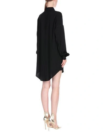 Shop Saint Laurent Shirt Dress In Black