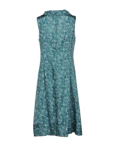 Shop Weekend Max Mara Knee-length Dress In Deep Jade
