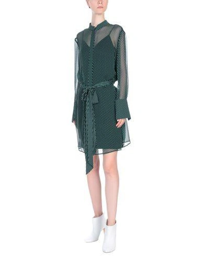 Shop Diane Von Furstenberg Short Dresses In Green