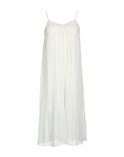 Shop Maje Short Dress In Ivory