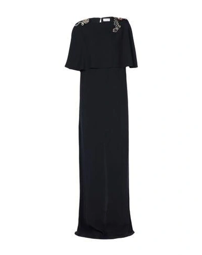 Shop Lanvin Long Dresses In Black