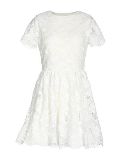 Shop Alice And Olivia Short Dress In White