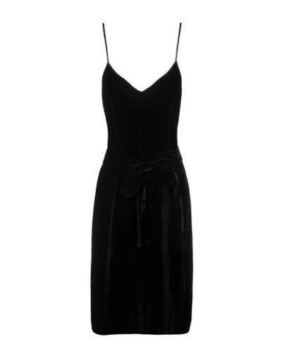 Shop Gold Hawk Knee-length Dress In Black