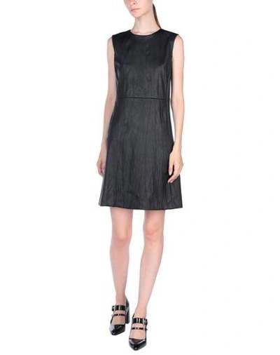 Shop Prada Short Dress In Black