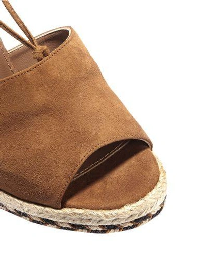 Shop Aquazzura Sandals In Brown