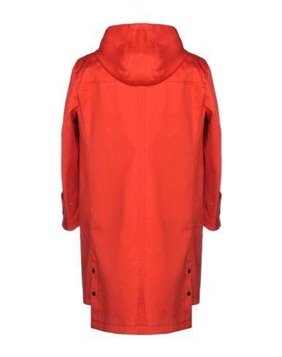 Shop Thom Browne Full-length Jacket In Red