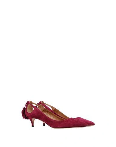 Shop Aquazzura In Garnet