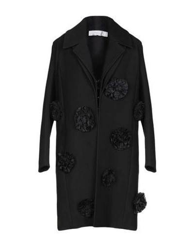 Shop Victoria Victoria Beckham Coat In Black