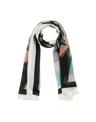 Shop Jonathan Saunders Scarves In Ivory