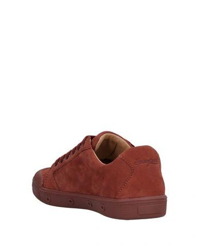 Shop Spring Court Sneakers In Brick Red