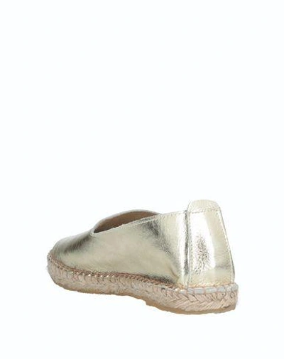 Shop Mdk Espadrilles In Gold