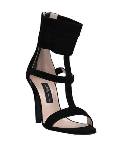 Shop Jérôme Dreyfuss Sandals In Black