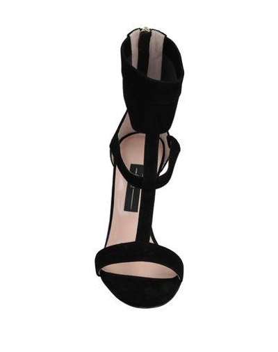 Shop Jérôme Dreyfuss Sandals In Black