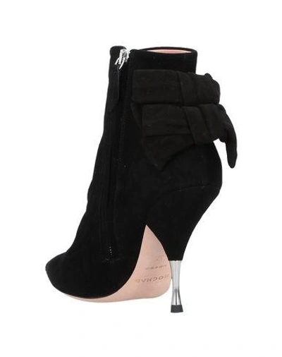 Shop Rochas Ankle Boot In Black