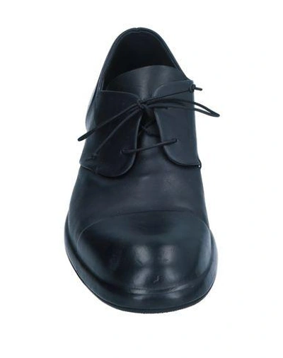 Shop Del Carlo Lace-up Shoes In Black