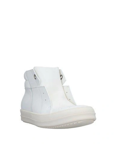Shop Rick Owens Sneakers In White