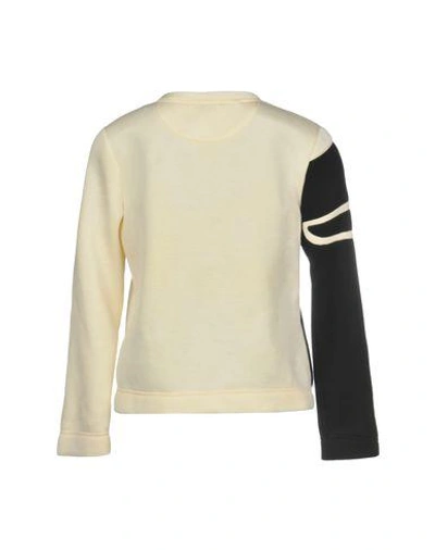 Shop Valentino Sweatshirts In Ivory