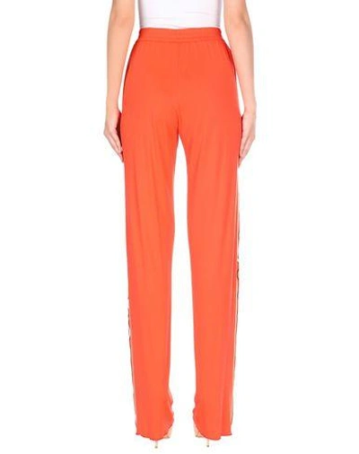 Shop Emilio Pucci Casual Pants In Orange