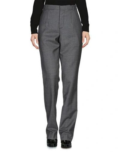 Shop Marni Casual Pants In Steel Grey