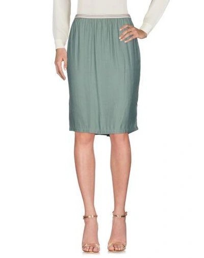 Shop Love Stories Knee Length Skirt In Green