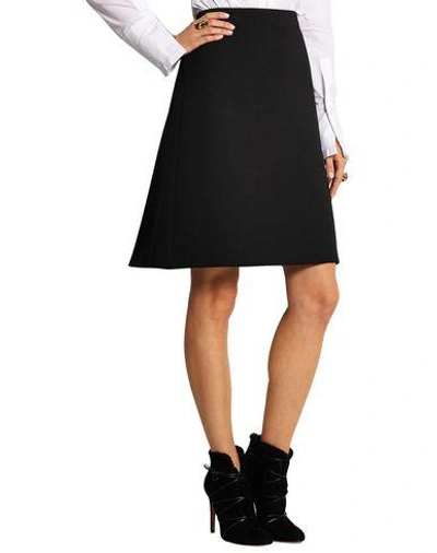 Shop Alexander Mcqueen Knee Length Skirt In Black