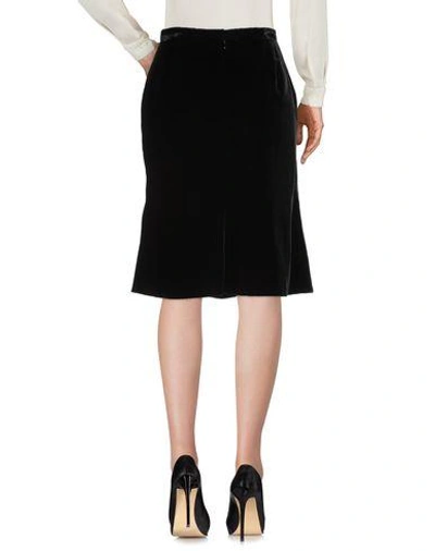 Shop Dolce & Gabbana Knee Length Skirt In Black