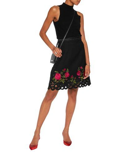 Shop Dolce & Gabbana Knee Length Skirt In Black