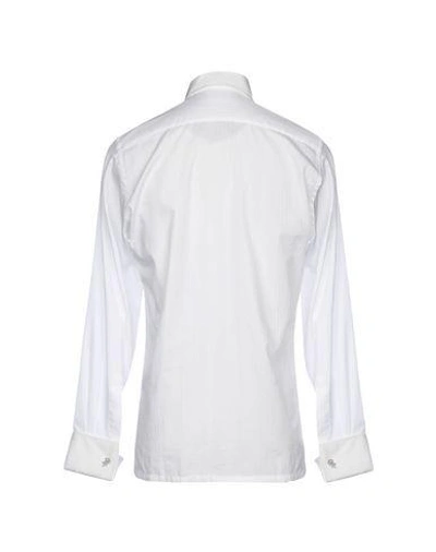 Shop Christian Lacroix Solid Color Shirt In White