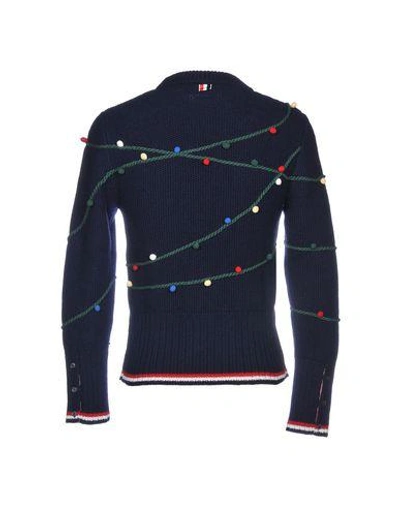 Shop Thom Browne Sweater In Dark Blue