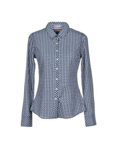 Shop Tommy Jeans Checked Shirt In Blue