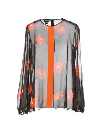 Shop Giambattista Valli Blouse In Rust