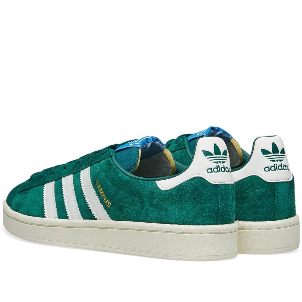 adidas campus green suede