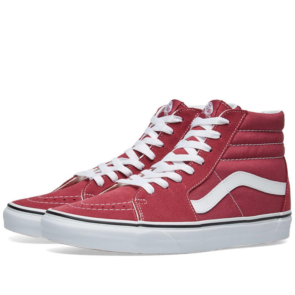 vans sk8 burgundy