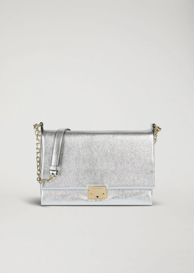 Shop Emporio Armani Crossbody Bags - Item 45424554 In Silver