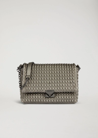 Shop Emporio Armani Shoulder Bags - Item 45425694 In Silver
