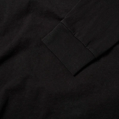 Shop Battenwear Long Sleeve Pocket Tee In Black